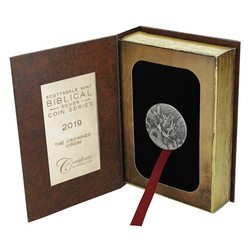 Niue: Biblical - The Crowned Virgin 2 uncje Srebra 2019 Proof Antiqued Coin 