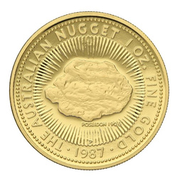 Perth Mint: Australian Nugget 1 oncia d'oro 1987 Proof