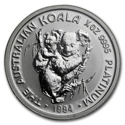 Koala 1/4 oncia di platino 1994