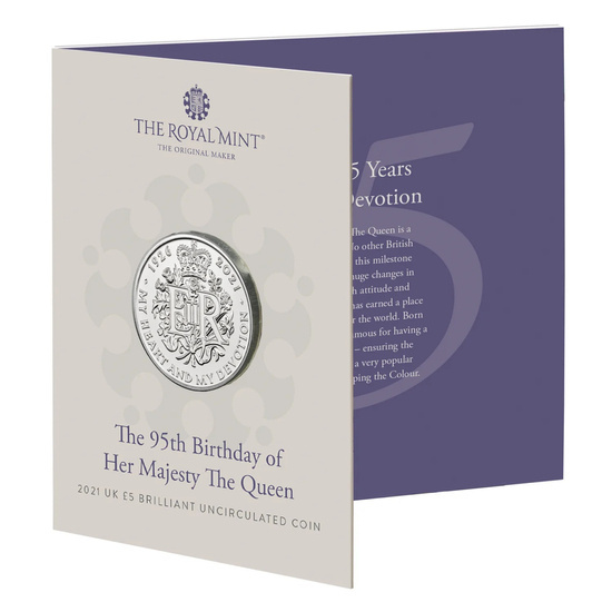 The 95th Birthday of Her Majesty the Queen 28.28 gramm Cupro-Nickel 2021