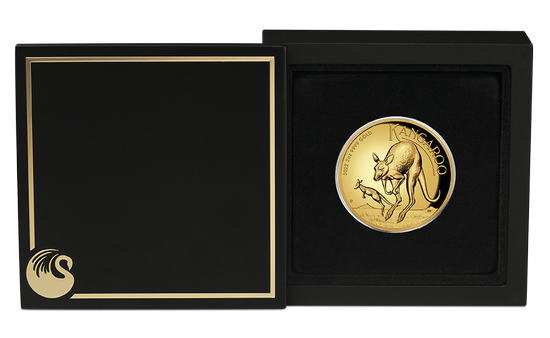 Set Australian Kangaroo 1oz & 2oz Gold 2022 Proof