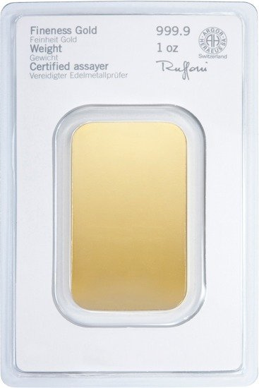 1 oz Goldbarren Heraeus