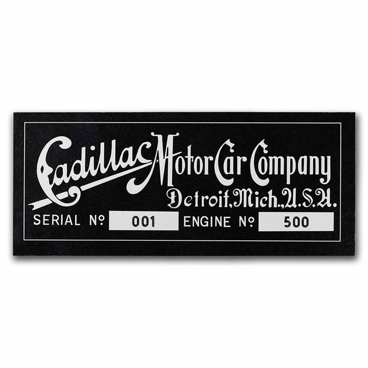 Cadillac Motor Car Company Emblem Plate 4 oz Silver