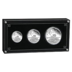 Perth Mint: Lunar III - Rok Węża: Zestaw 3 monet Srebro 2025 Proof