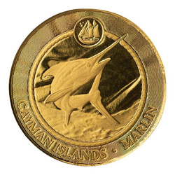 Îles Caïmans : Marlin 1/10 once d'or 2025