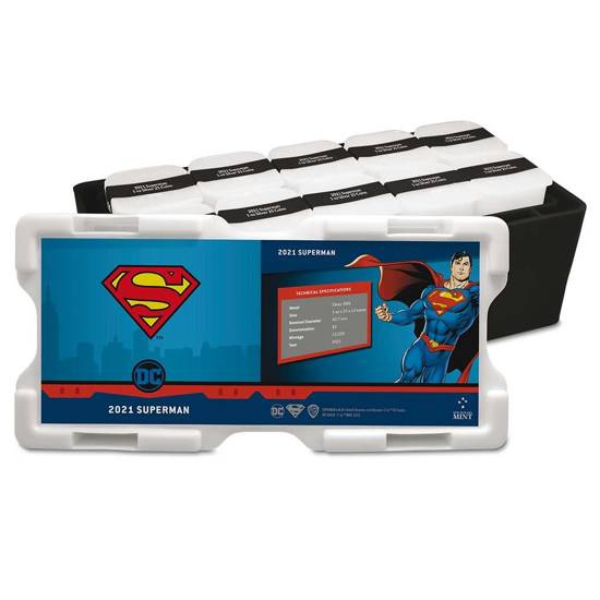 Oryginalny Masterbox DC Comics - Superman™ – na srebrne 1 oz