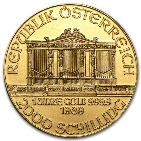 Philharmonique de Vienne 1 once d'or 1989