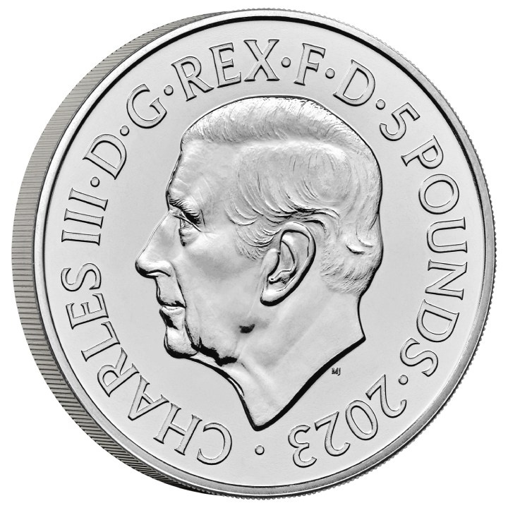 Pride of England 5 lire cupronichel 2023