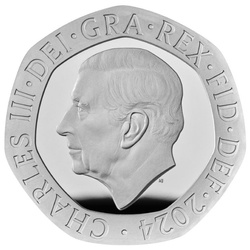 Lote de 13 monedas de plata Gran Bretaña 2024 Proof