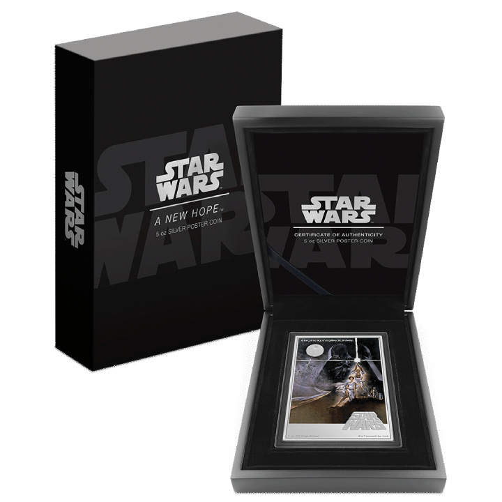 Niue: Star Wars - Una Nueva Esperanza coloreado 5 oz Plata 2023 Proof