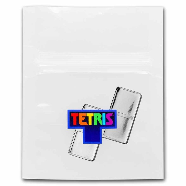 Niue: Tetris - Z-Tetrimino Block 1 oz Silver 2023 Coin