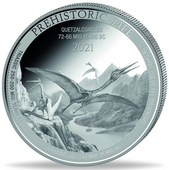 Congo: Prehistoric Life - Quetzalcoatlus 1 uncja Srebra 2021