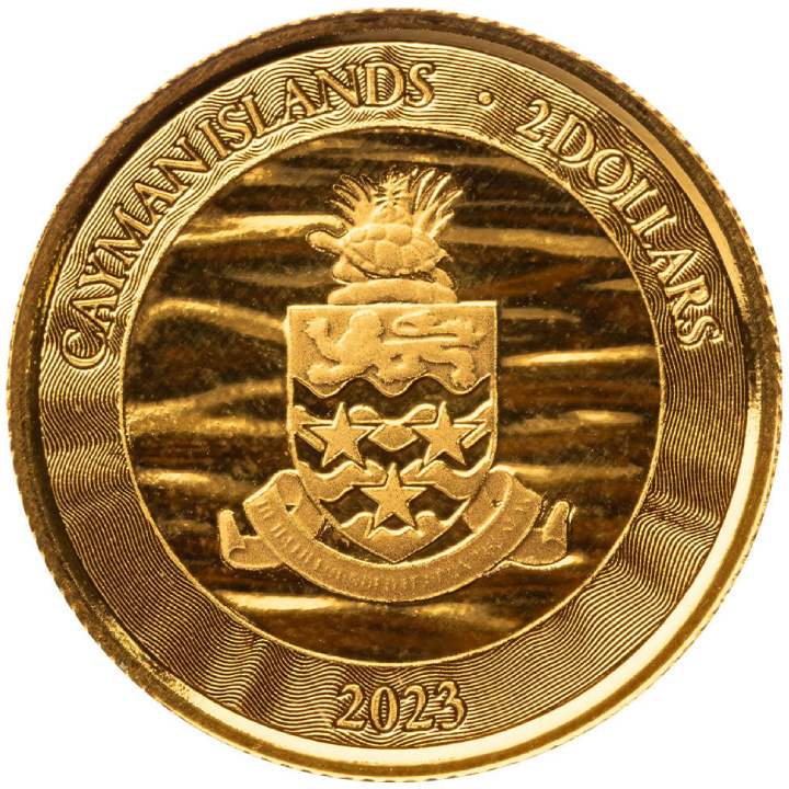 Isole Cayman: Marlin 1/10 oncia d'oro 2023 Prooflike