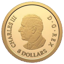 Canada: Water Dragon $8 Złoto 2025 Proof 