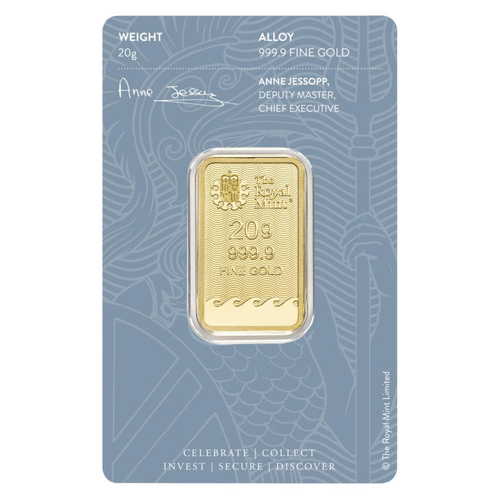Gold Bar Britannia 20 gram