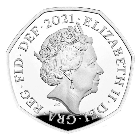 Sada 13 stříbrných mincí Velká Británie 2021 Proof