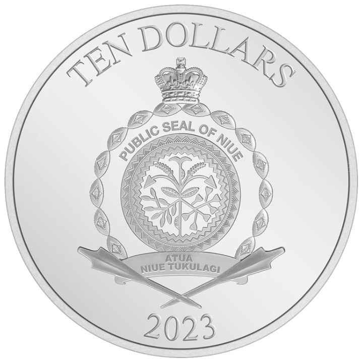 Niue: Star Wars - Darth Vader coloured 3 oz Silver 2023 Proof