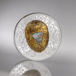 Mongolie : Peter Carl Fabergé – Pierre le Grand, 2 onces d’argent doré, 2026, qualité Belle Épreuve (Proof).
