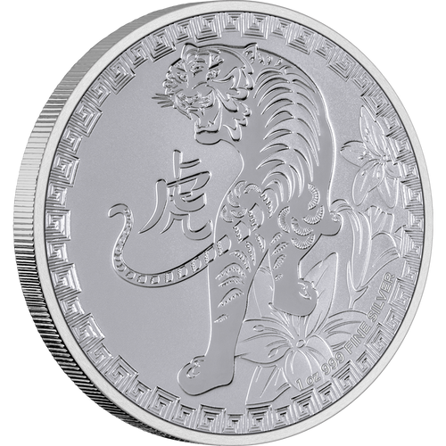 Niue: Year of the Tiger 1 oz Silver 2022