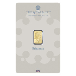 Lingotto Britannia 1 grammo d'oro
