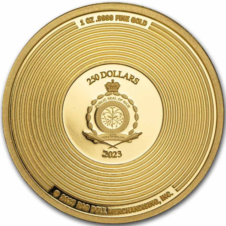 Niue: Aerosmith 50th Anniversary 1 oz Oro 2023