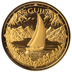 Anguilla Regatta 1 uncia arany 2024 Proof
