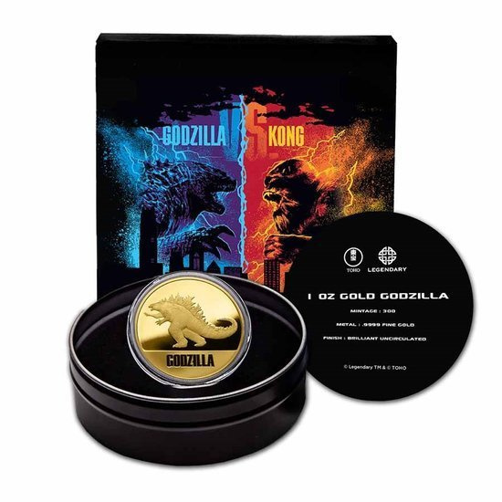 Niue: Godzilla 1 oz Oro 2021