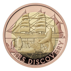 RRS Discovery £2 Oro 2025 Proof