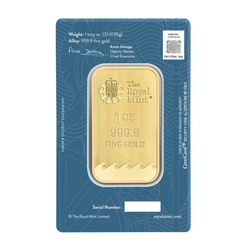 Sztabka The Royal Mint - Britannia 1 uncja Złota