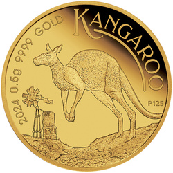 Australian Kangaroo - Miri Roo 0.5 gram Gold 2024 Proof