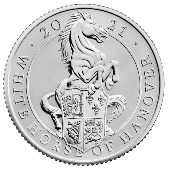 The Queen’s Beasts 2021: Set of 10 coins 1/4 oz Silber Proof