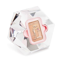 Lingotto Pink Panther 1 oncia d'oro rosa 2018 Diamante