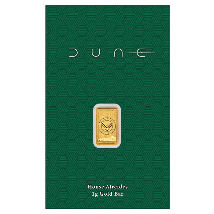 Gold Bar Dune - House Atreides 1g Gold 2026