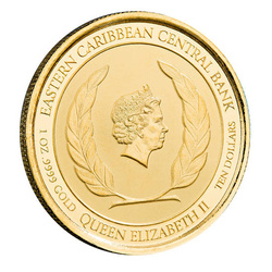 St. Vincent & The Grenadines - Humpback Whale kolorowany 1 uncja Złota 2021 Proof