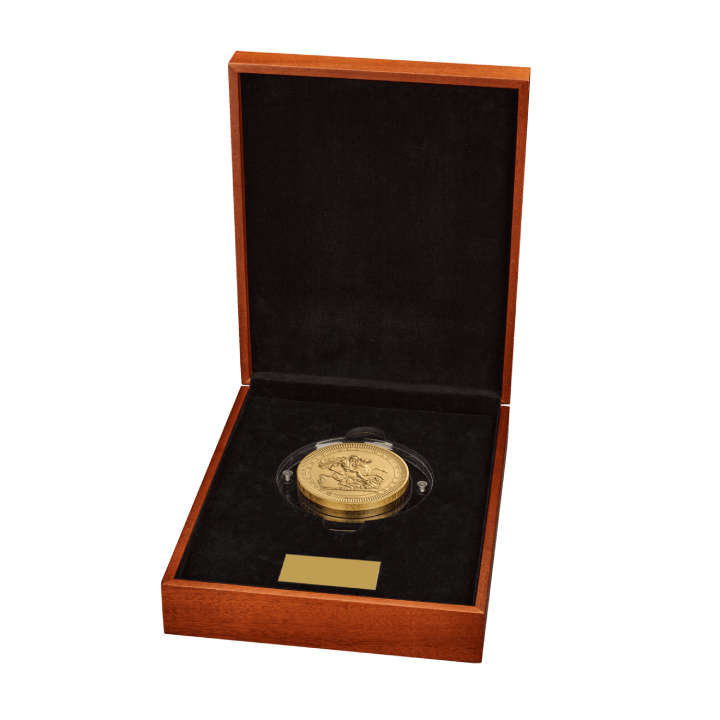 Nagy metszők - Benedetto Pistrucci Szent György és a sárkány 1000 g arany 2024 Proof