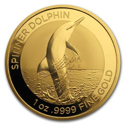 Dauphin à long bec 1 once d'or 2020