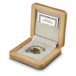 Malta Maltese Ox pozlacený 1 oz stříbra 2025