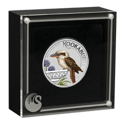 Kookaburra kolorowana 1 uncja Srebra 2022 (World Money Fair)