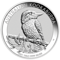 Kookaburra 1000 gram Silver 2021