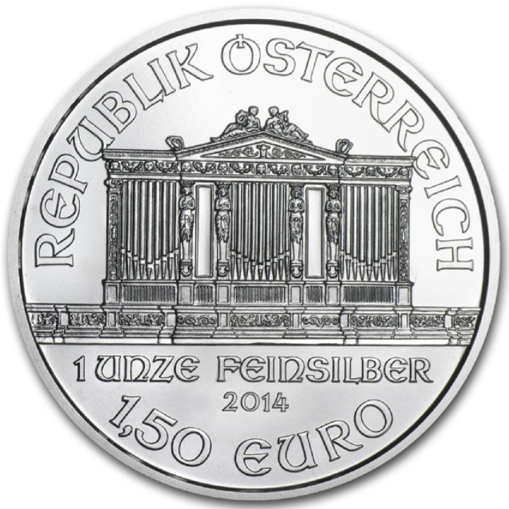 Wiedeński Filharmonik 1 uncja Srebra 2014