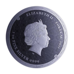 Tokelau: Equilibrium 1 oz Plata 2022