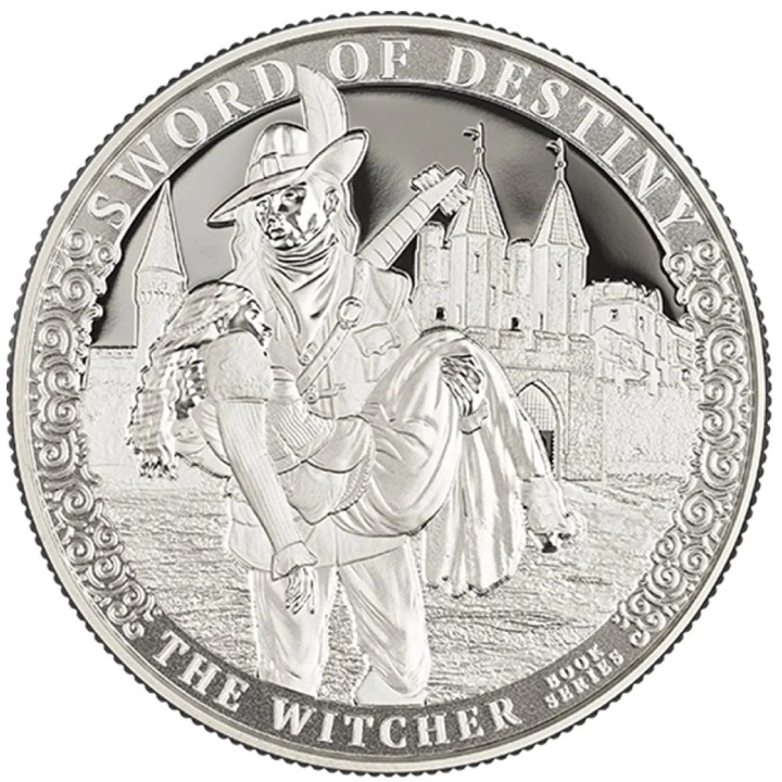 Cameroon: The Witcher Book Series - Sword of Destiny 2 uncje Srebra 2024