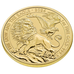 The Lion and The Eagle 1 onza de oro 2026