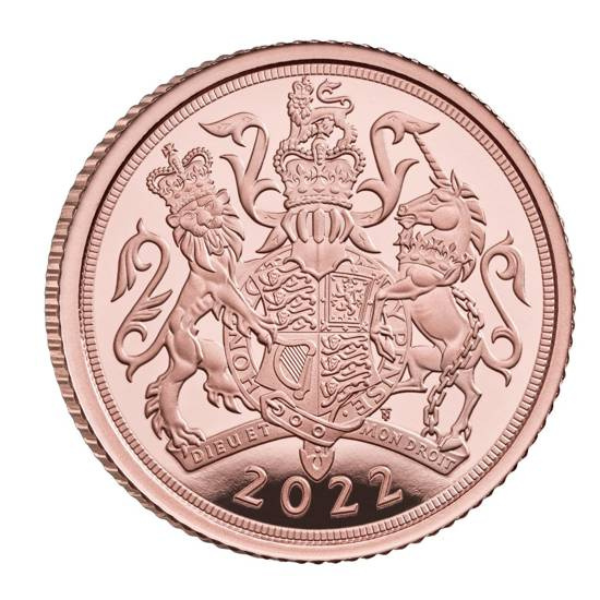 Great Britain: Gold Half Sovereign Elizabeth II 2022 Proof