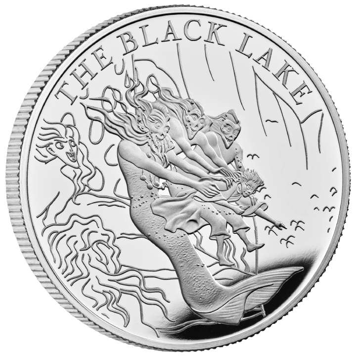 Harry Potter: Black Lake 1 uncja Srebra 2024 Proof