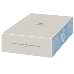 The Platinum Jubilee of Her Majesty The Queen 1000 gramů stříbra 2022 Proof