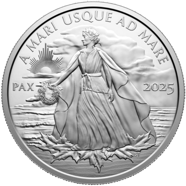 Canada: Peace Dollar 5 uncji Srebra 2025 Proof