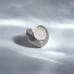 Canada: Heart Diamond $50 Srebro 2025 Shaped Matte Proof Coin