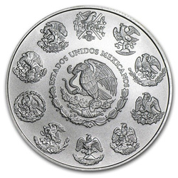 Meksykańska Bogini Wolności 1 uncja Srebra 2012