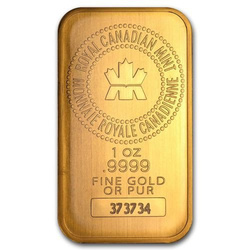 1 oz Goldbarren (RCM)